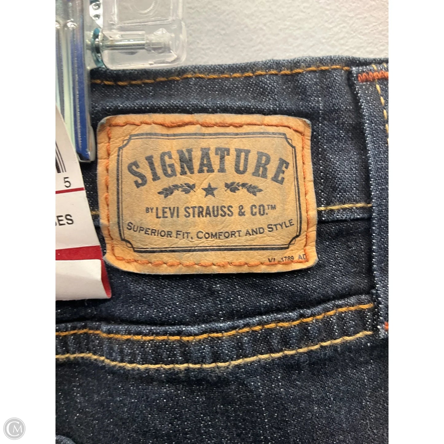 Jeans Flared By Levis In Blue Denim, Size: 16