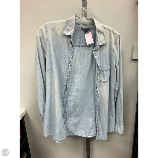 Top Long Sleeve By J. Crew In Blue, Size: Xs