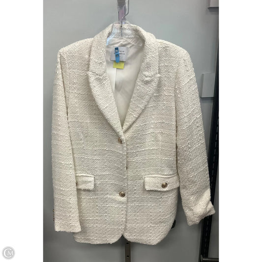 Blazer By Maison Damelie In Cream, Size: M