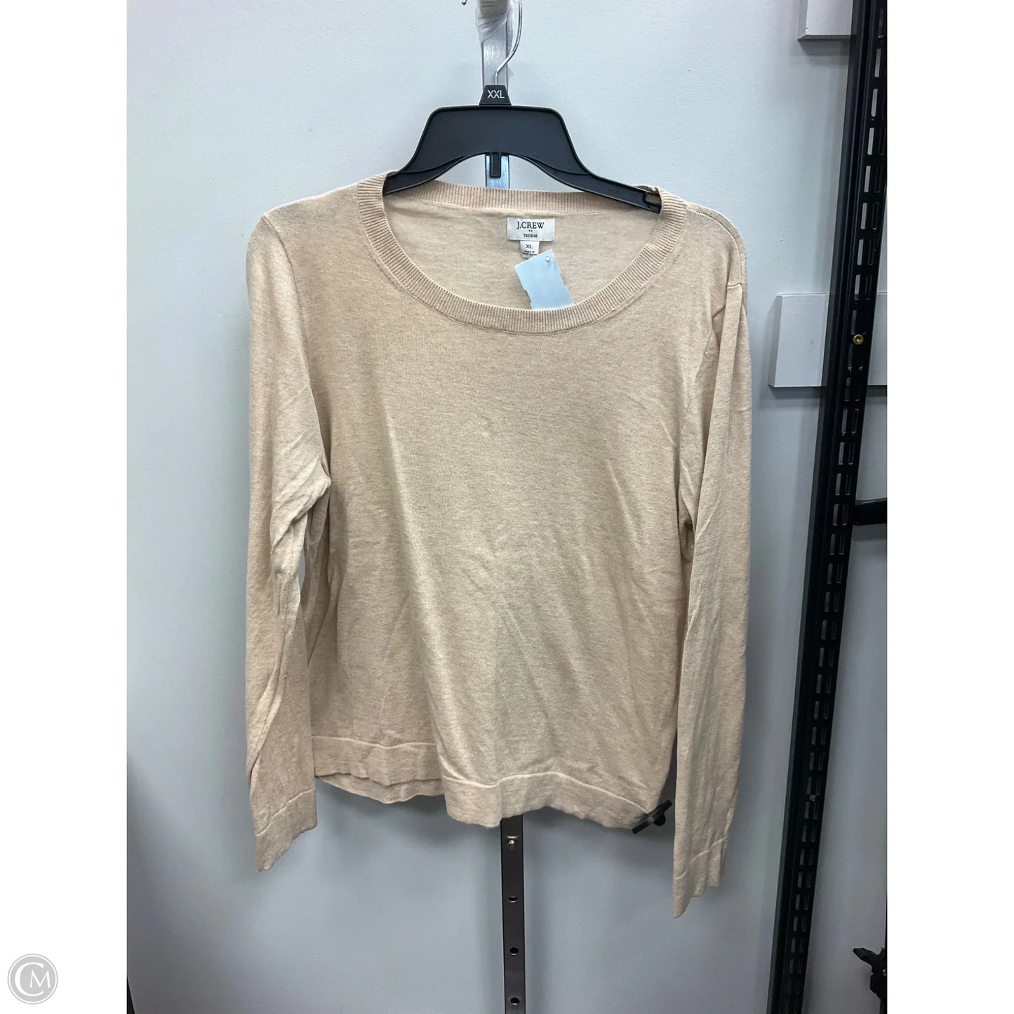 Top Long Sleeve By J. Crew In Tan, Size: Xl
