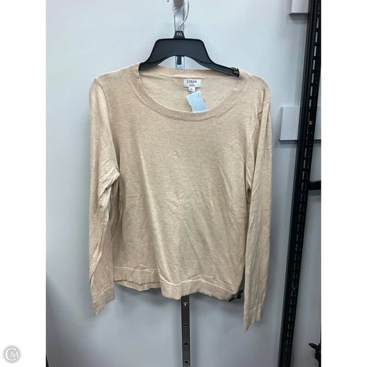 Top Long Sleeve By J. Crew In Tan, Size: Xl