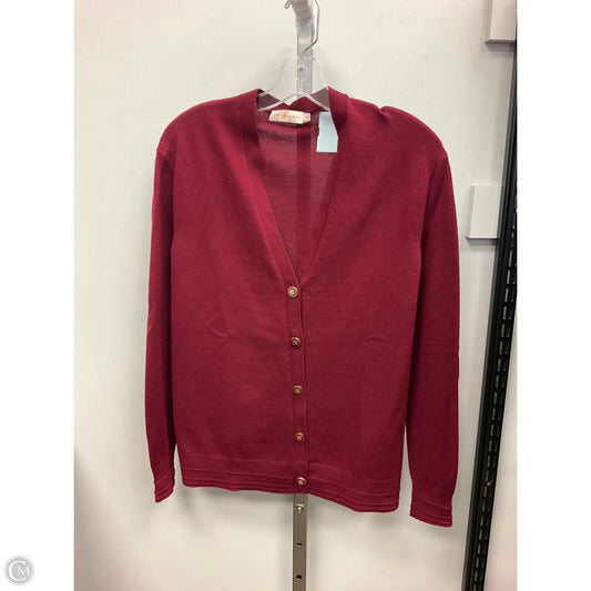 Cardigan Designer By Tory Burch In Red, Size: S