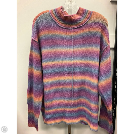 Sweater By Beachlunchlounge In Rainbow Print, Size: Xl