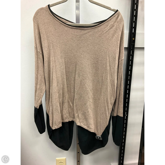 Top Long Sleeve By New York And Co In Taupe, Size: L