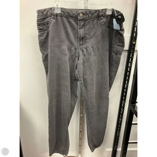Jeans Straight By D Jeans In Grey, Size: 18