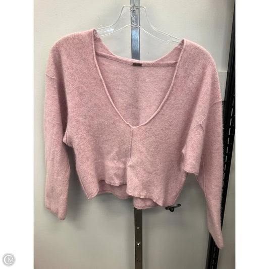 Sweater By Free People In Pink, Size: Xs