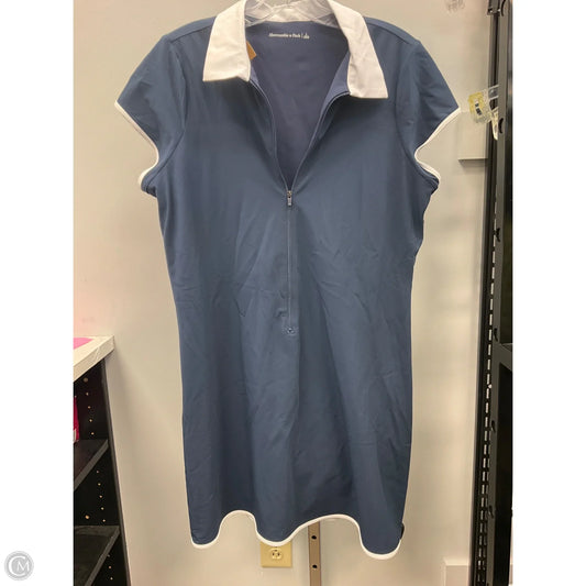 Dress Casual Short By Abercrombie And Fitch In Blue, Size: L