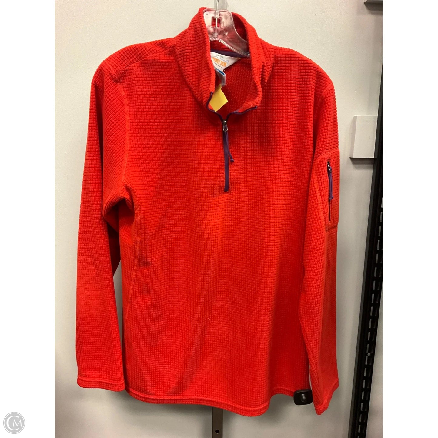 Athletic Fleece By Orvis In Orange & Purple, Size: L