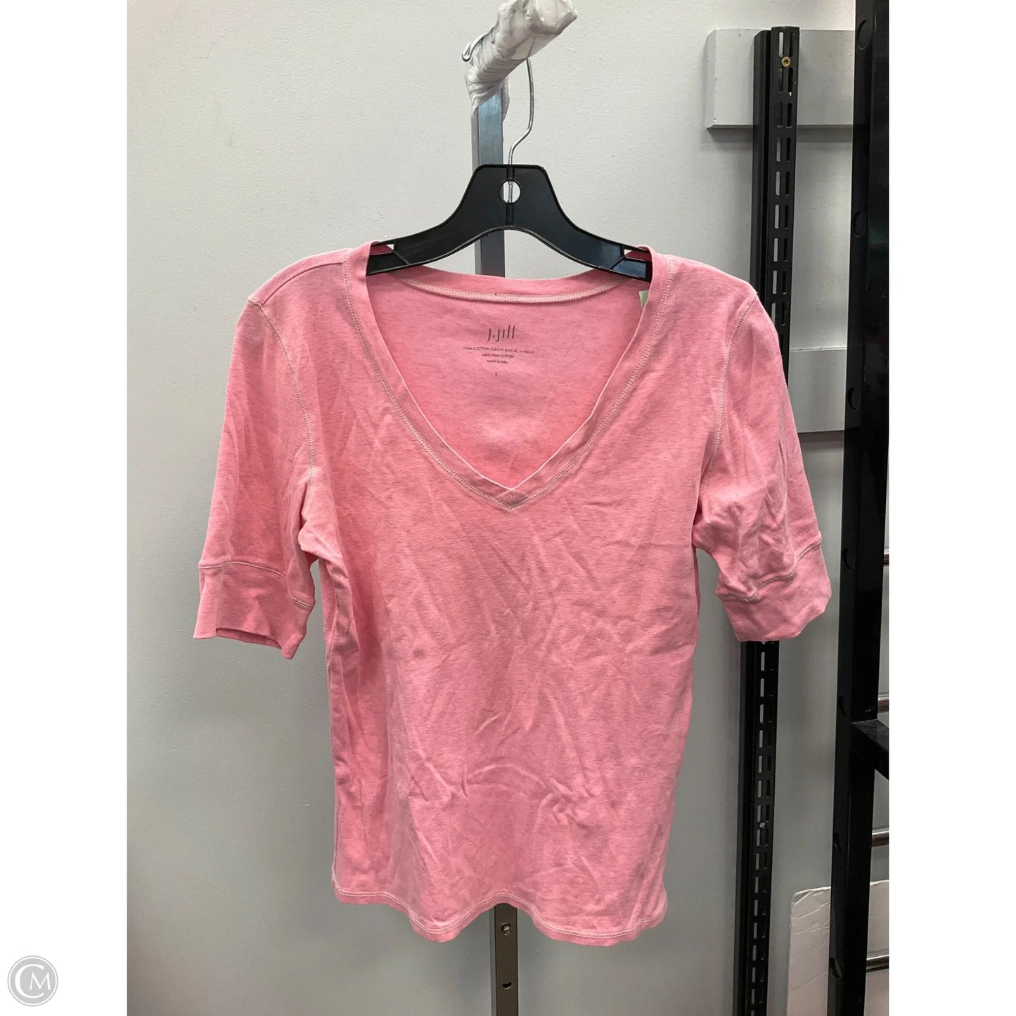 Top Short Sleeve Basic By J. Jill In Pink, Size: S