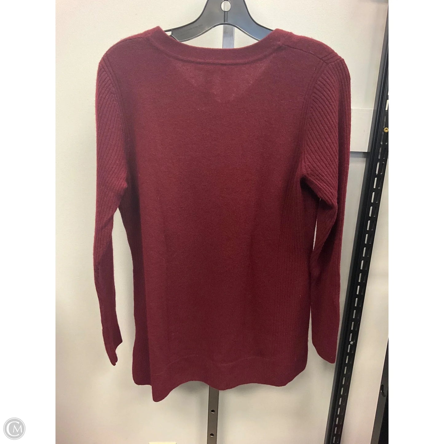 Sweater By Isaac Mizrahi Live Qvc In Maroon, Size: M