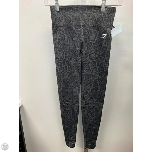 Athletic Leggings By Gym Shark In Snakeskin Print, Size: S