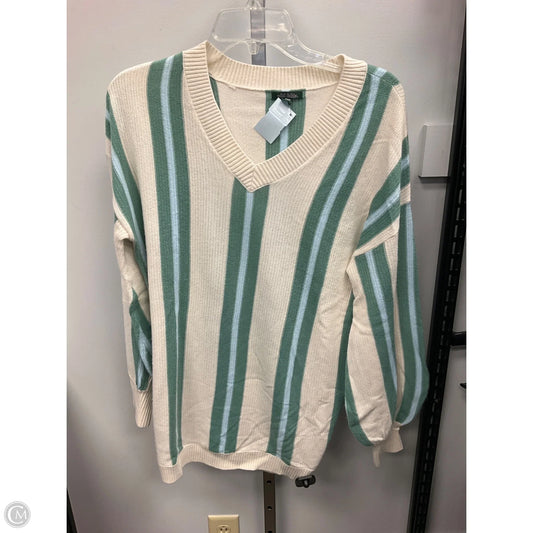 Top Long Sleeve By Wild Fable In Striped Pattern, Size: S