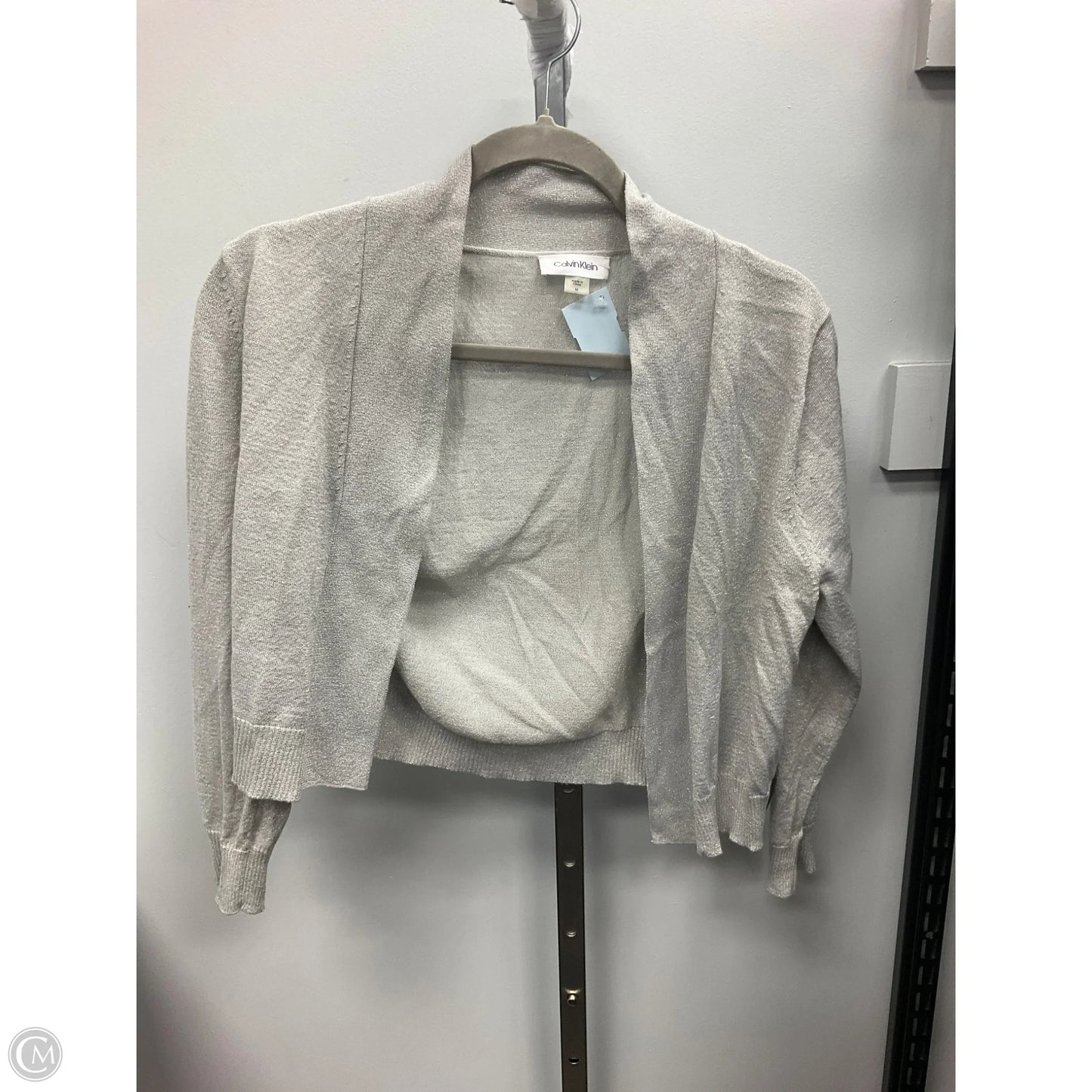 Bolero By Calvin Klein In Silver, Size: M