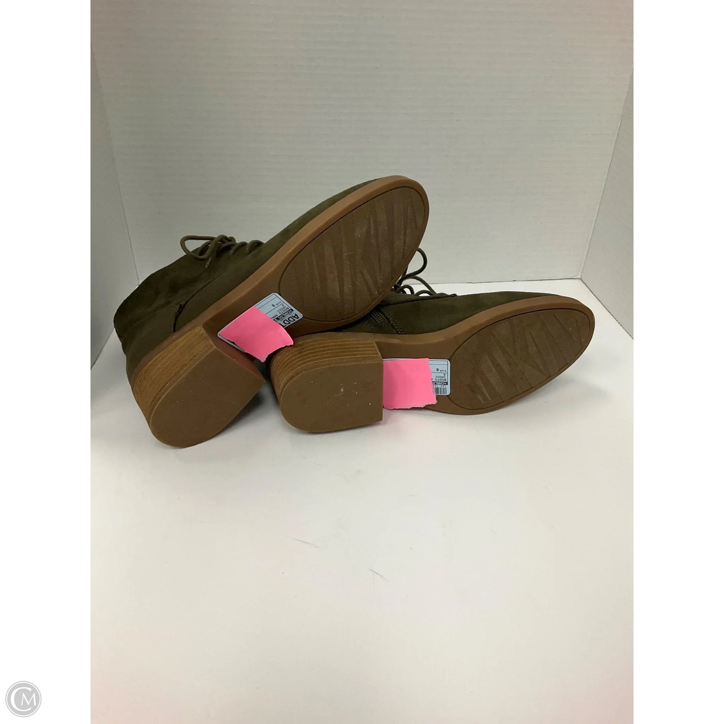 Boots Ankle Heels By Carlos By Carlos Santana In Green, Size: 8