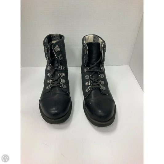 Boots Ankle Heels By Indigo Rd In Black & Grey, Size: 8