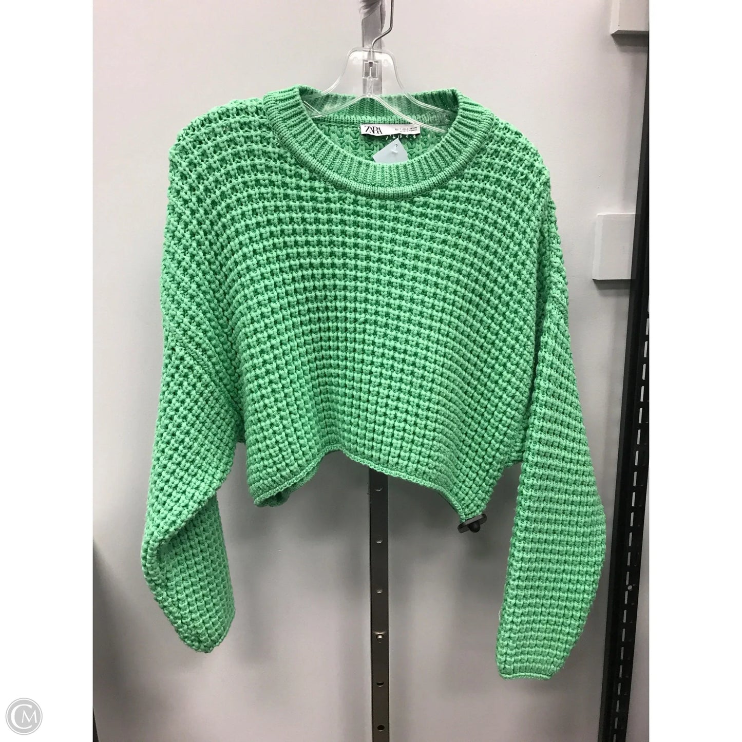 Sweater By Zara In Green, Size: S