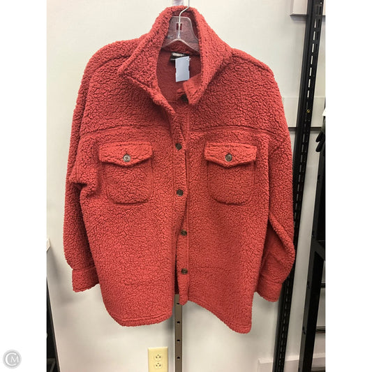 Jacket Shirt By 32 Degrees In Copper, Size: L