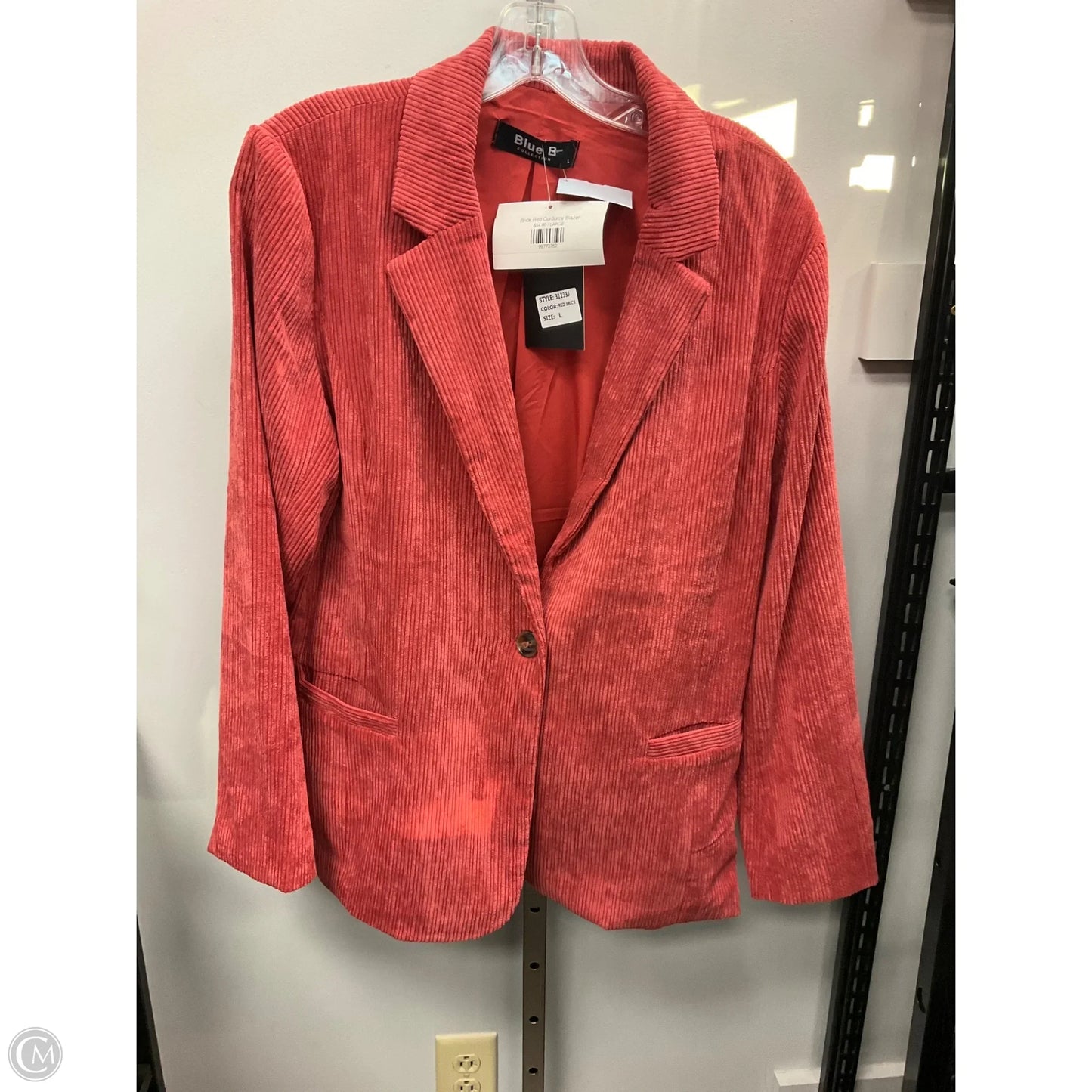 Blazer By Blue In Orange, Size: L