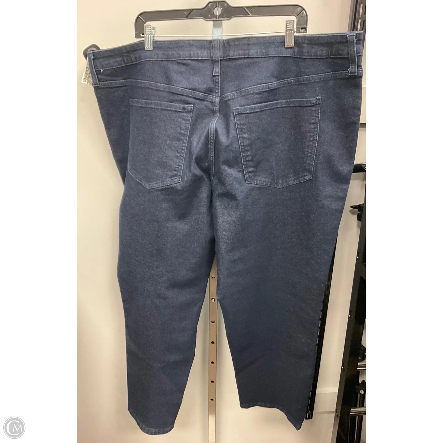 Jeans Straight By Terra & Sky In Blue Denim, Size: 24