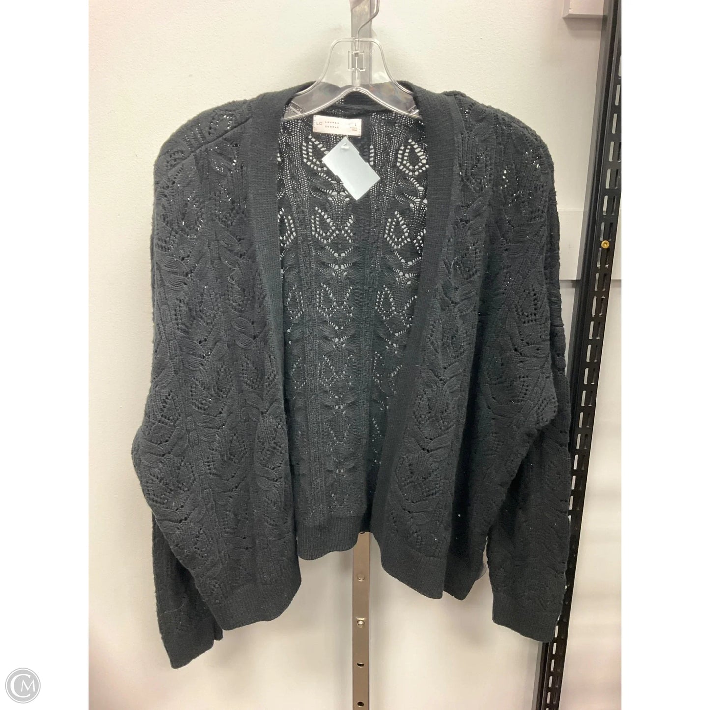 Sweater Cardigan By Lc Lauren Conrad In Black, Size: L