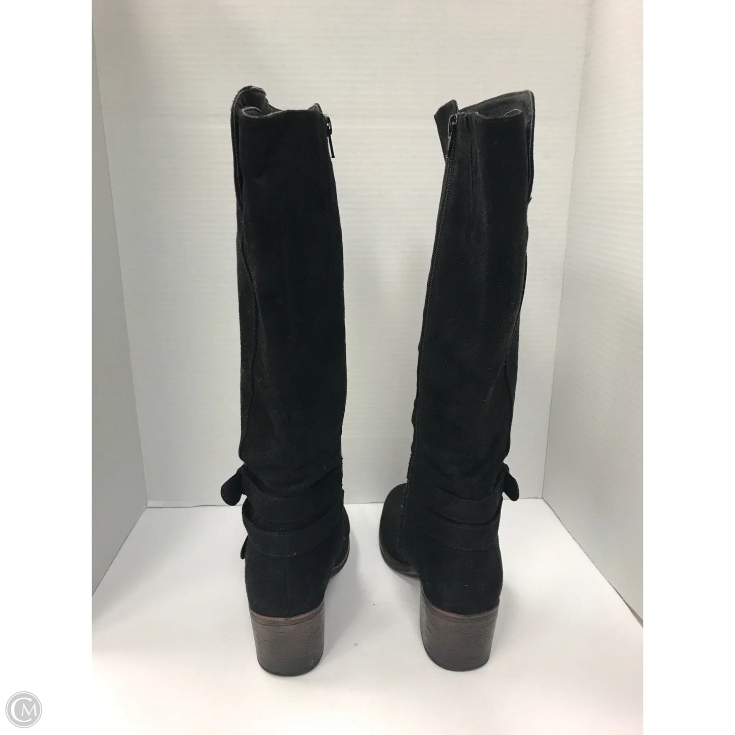 Boots Knee Heels By White Mountain In Black, Size: 9