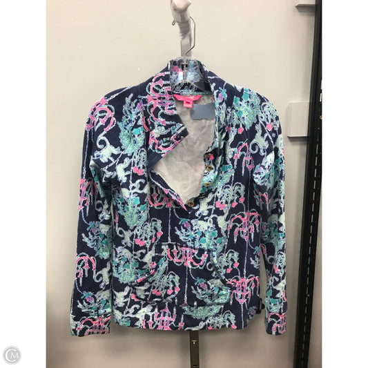 Top Long Sleeve Designer By Lilly Pulitzer In Multi-colored, Size: Xs