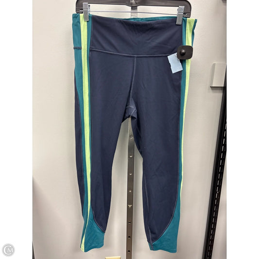 Athletic Capris By Athleta In Multi-colored, Size: L
