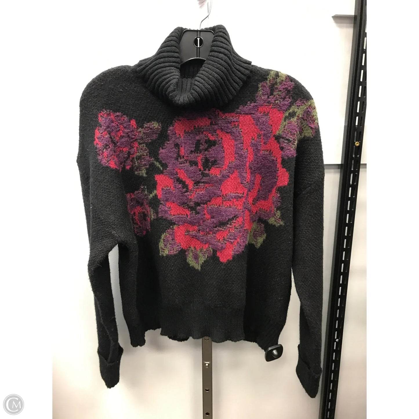 Sweater By So In Floral Print, Size: S