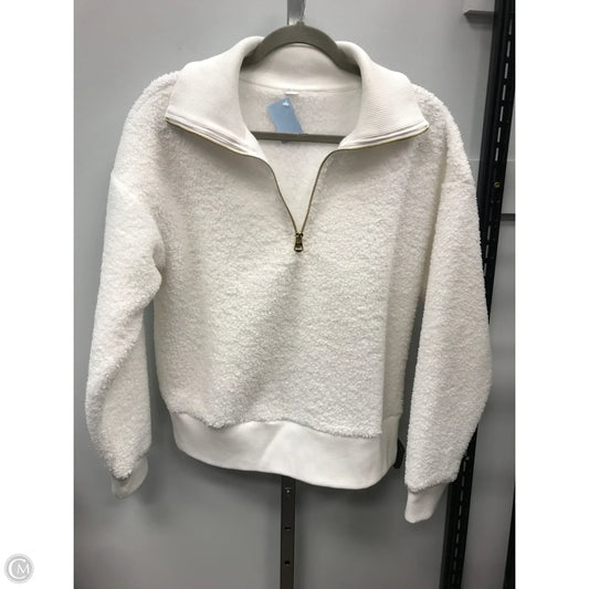 Sweater By Clothes Mentor In White, Size: M