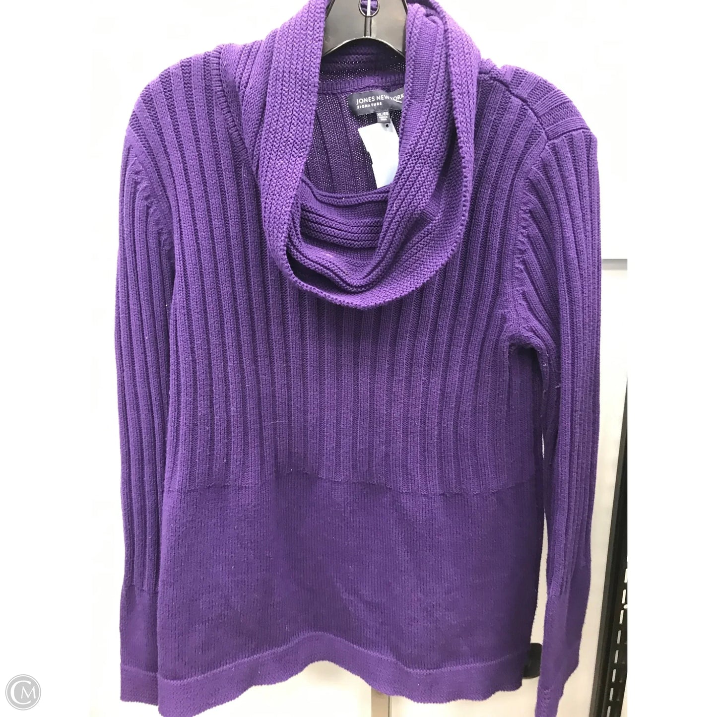 Sweater By Jones New York In Purple, Size: Xl