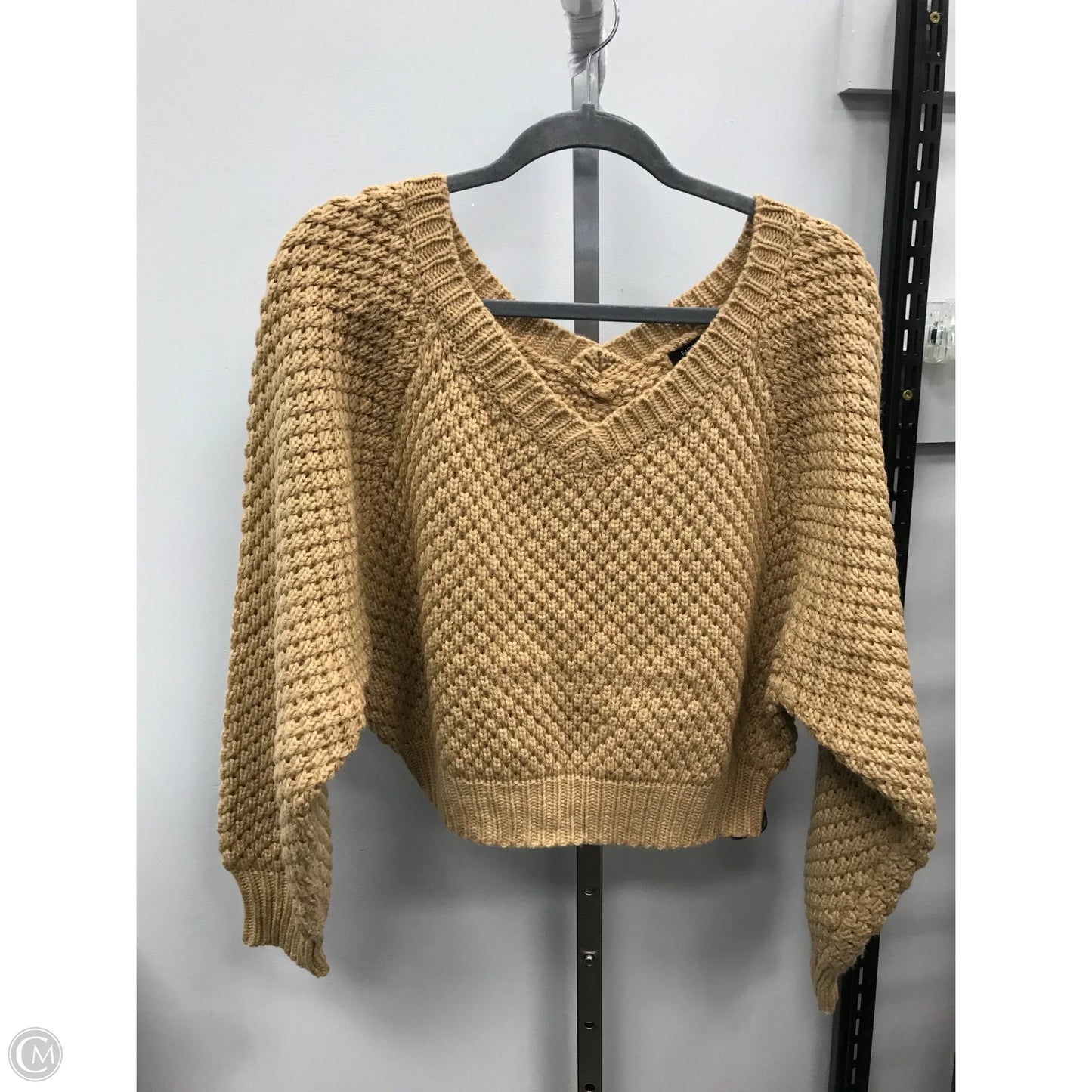 Sweater By Fashion Nova In Gold, Size: S