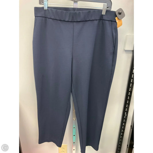 Pants Cropped By Hilary Radley In Navy, Size: L
