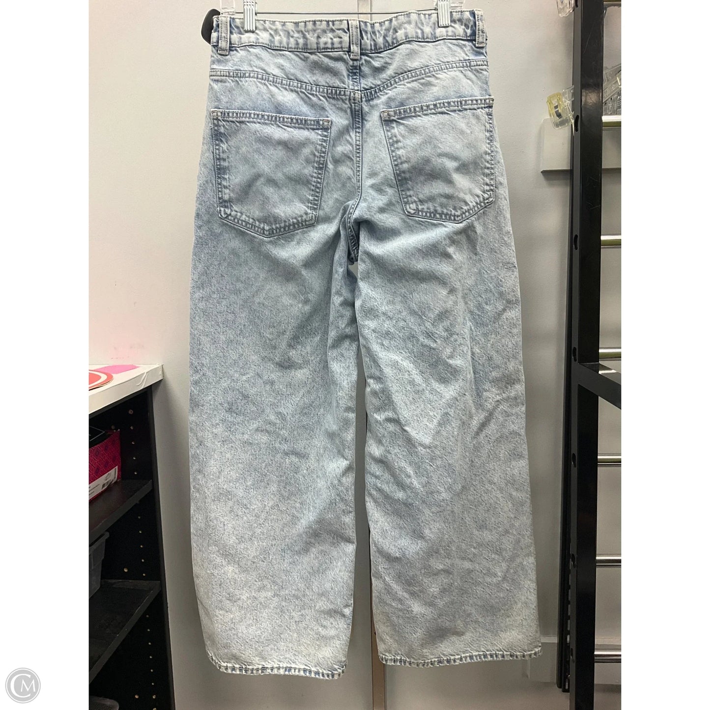 Jeans Wide Leg By Divided In Blue, Size: 8