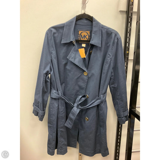 Coat Designer By Michael Kors In Navy, Size: Xl