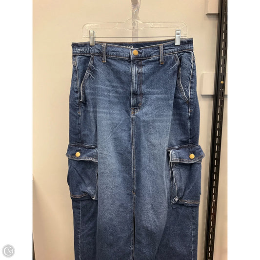 Skirt Maxi By Ana In Blue Denim, Size: 12