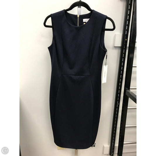 Dress Casual Short By Calvin Klein In Navy, Size: 6