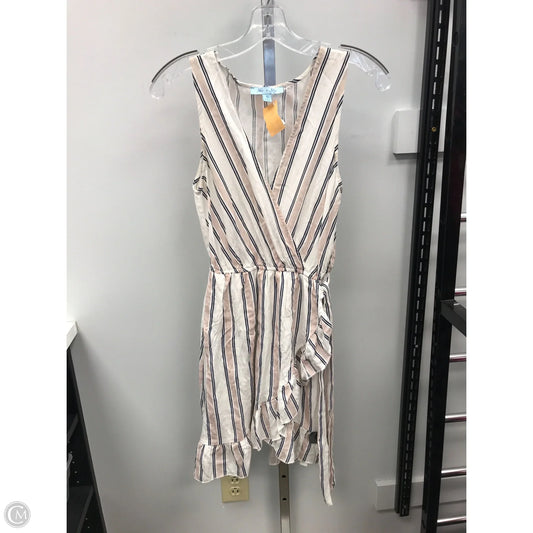 Dress Casual Short By She + Sky In Striped Pattern, Size: S
