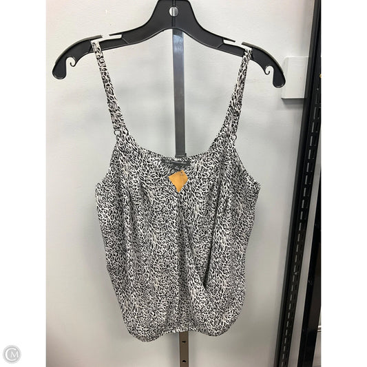Top Sleeveless By Inc In Animal Print, Size: M