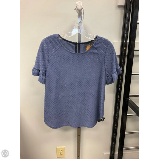 Top Short Sleeve By W5 In Blue, Size: S