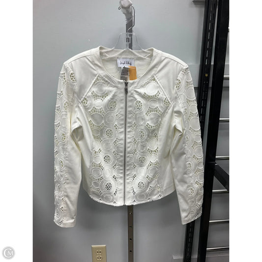 Blazer By Joseph Ribkoff In Cream, Size: M