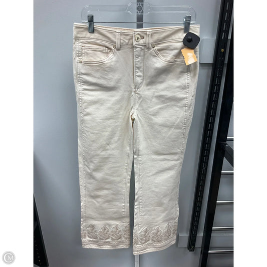 Jeans Flared By Spartina In Cream, Size: 8