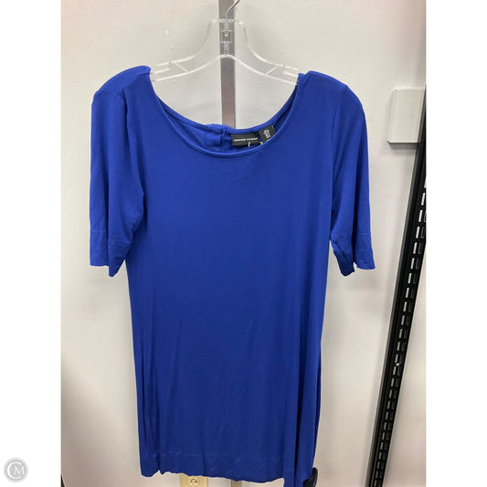 Dress Casual Short By Adrienne Vittadini In Blue, Size: S