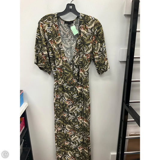 Dress Casual Maxi By Banana Republic In Tropical Print, Size: 14