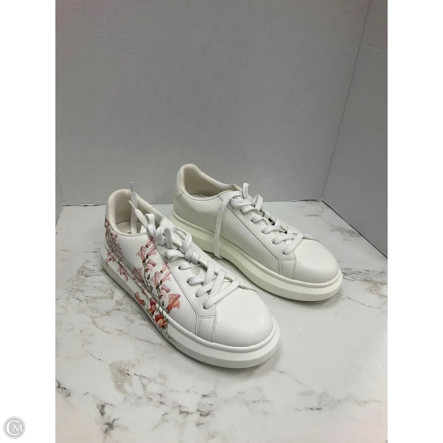 Shoes Sneakers By Aldo In Floral Print, Size: 9