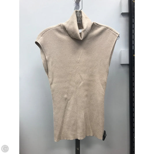 Top Sleeveless By White House Black Market In Tan, Size: L