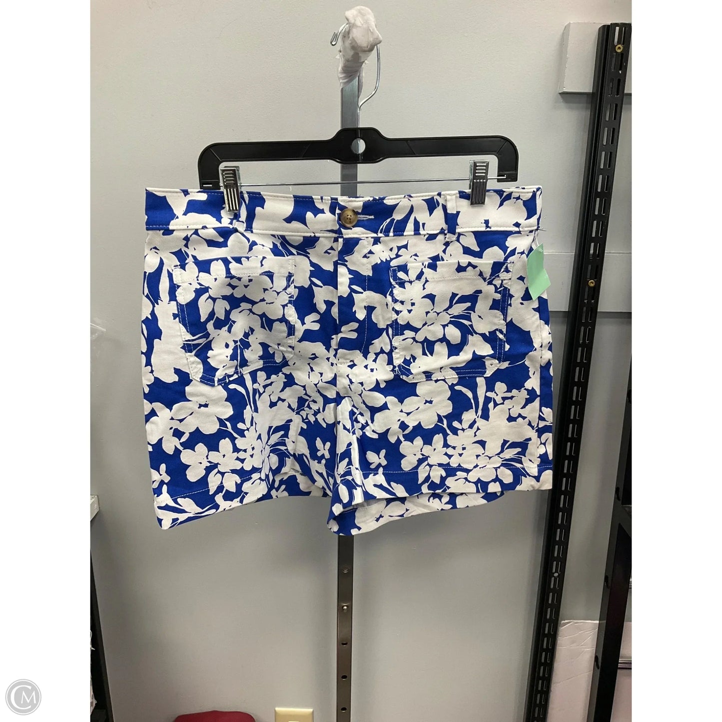 Shorts By Loft In Blue & White, Size: 12
