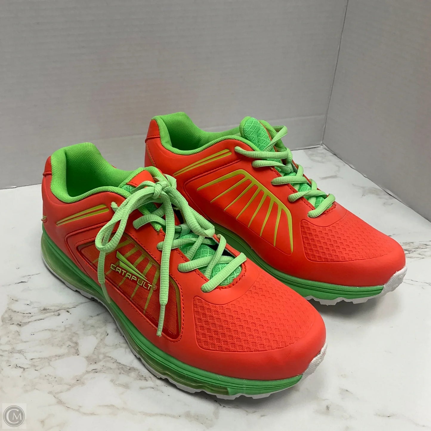 Shoes Athletic By Clothes Mentor In Orange, Size: 10