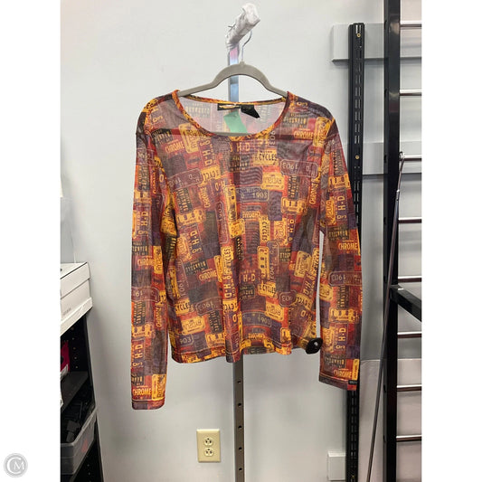 Top Long Sleeve By Harley Davidson In Multi-colored, Size: Xl
