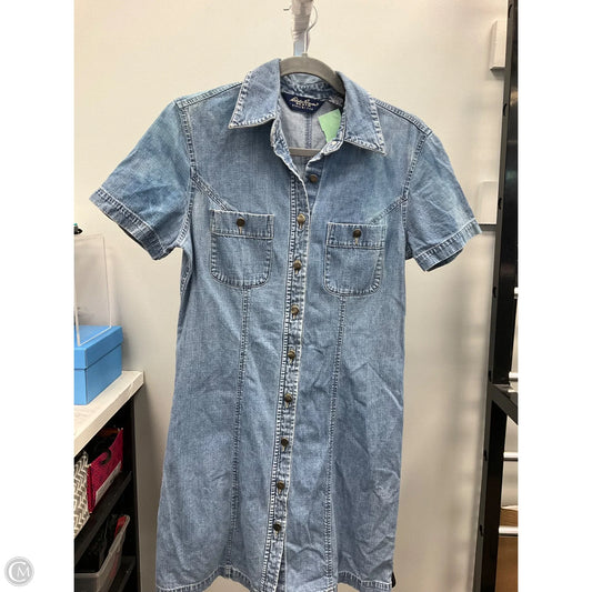 Dress Casual Short By Eddie Bauer In Blue Denim, Size: S