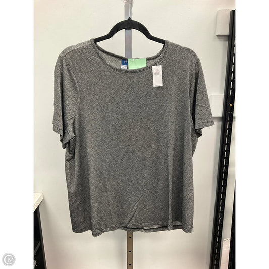 Top Short Sleeve By Old Navy In Silver, Size: Xl